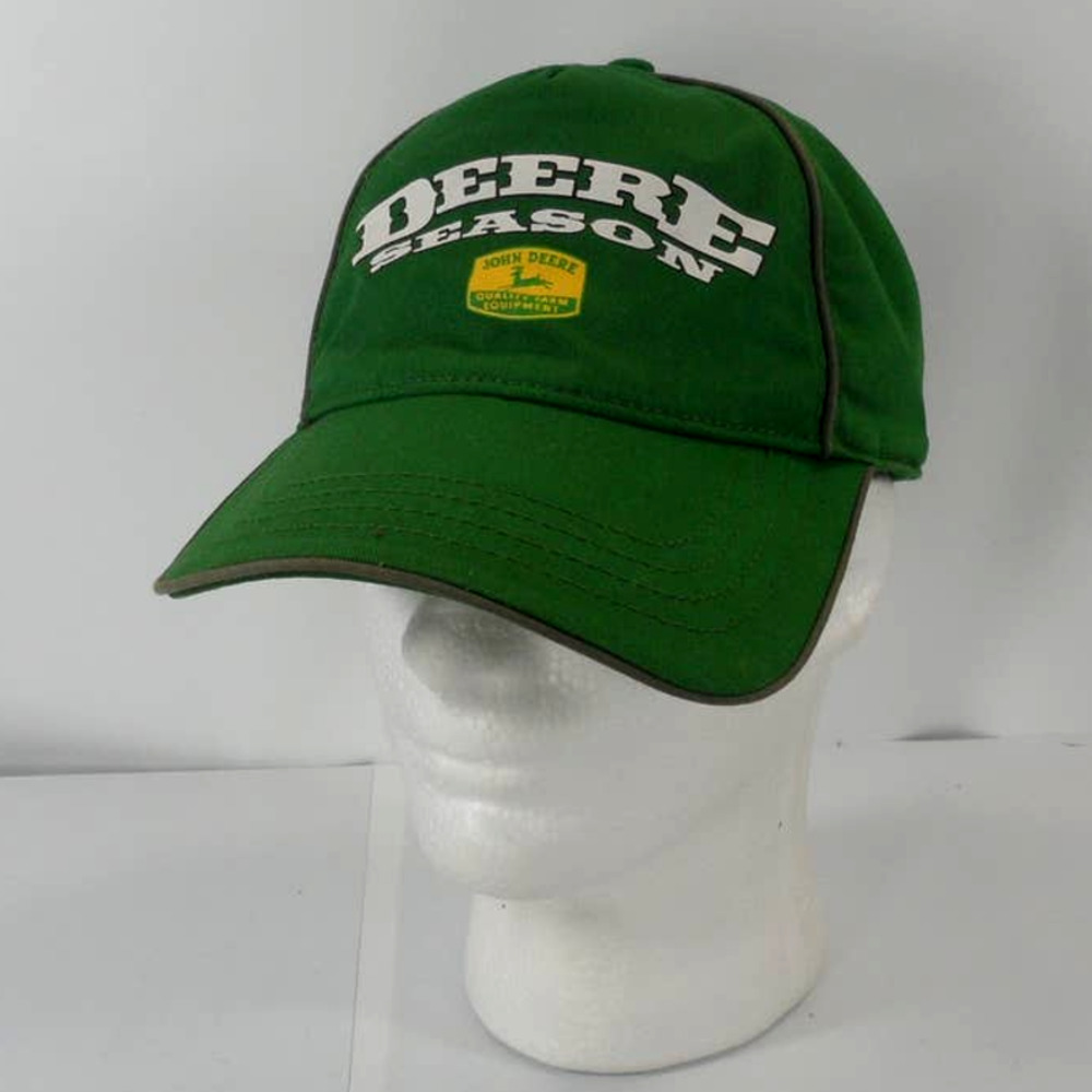 John Deere Season Green Snapback Baseball Cap Hat Farming Tractor